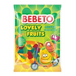 Bebeto Lovely Fruits 80Gx12x6