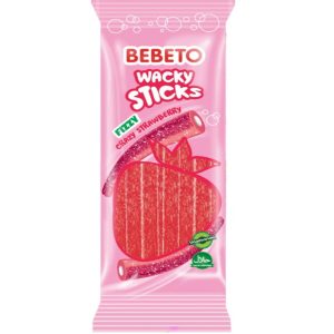 Bebeto Wacky Stick Crazy Strawberry 180Gx24