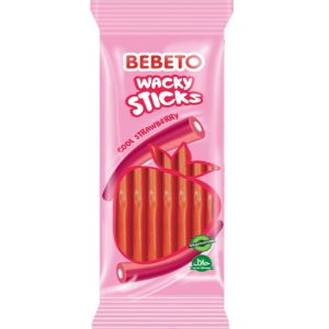 Bebeto Wacky Stick Cool Strawberry 180Gx24