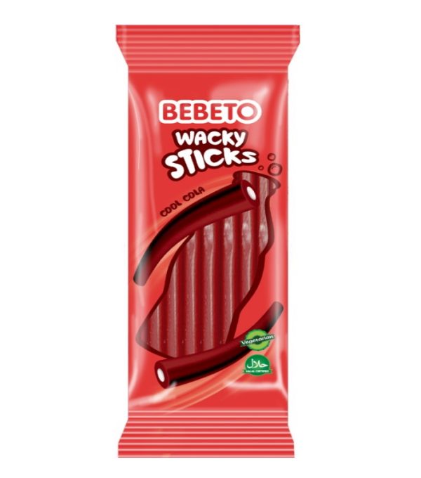 Bebeto Wacky Stick Cool Cola 180Gx24