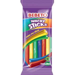 Bebeto Wacky Stick Cool Tutti Frutti 180Gx24