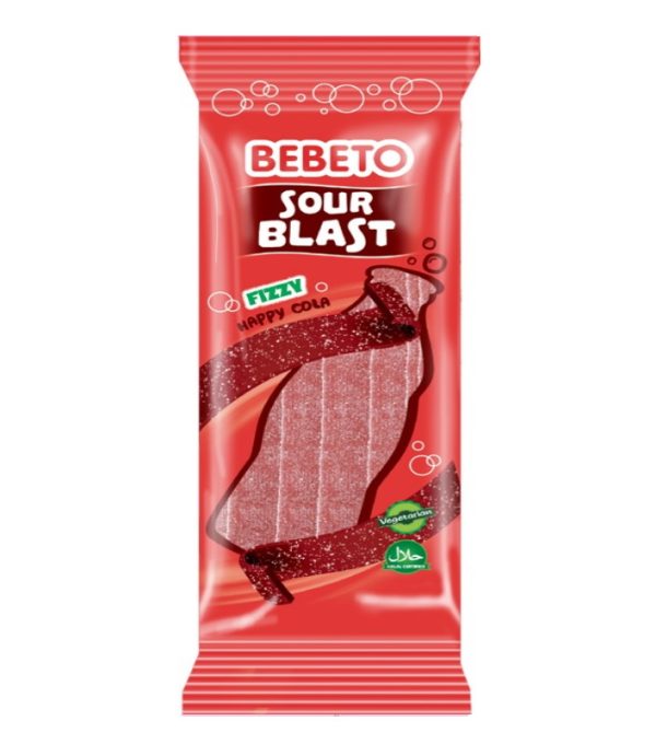 Bebeto Sour Blast Happy Cola 180Gx24