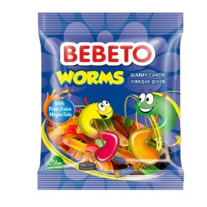 Bebeto Oily Worms 80Gx12x6