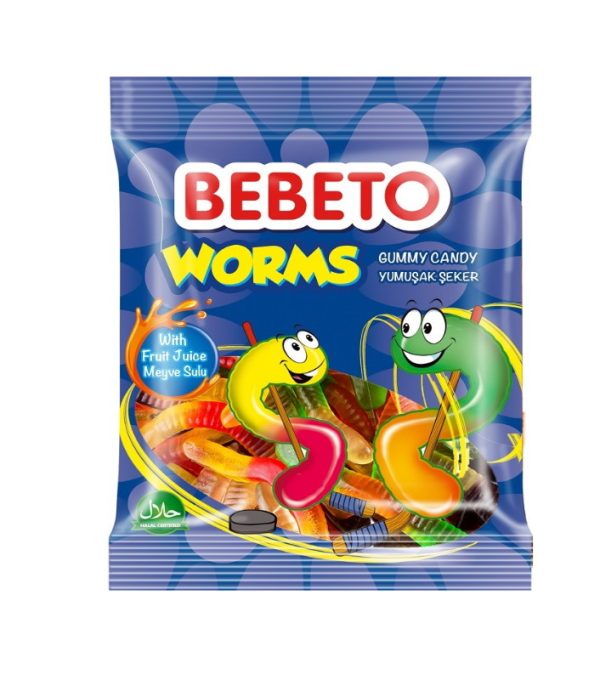 Bebeto Oily Worms 80Gx12x6