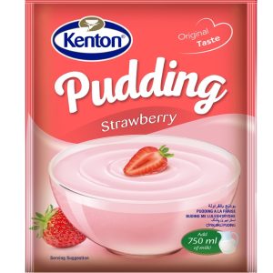 Kenton Strawberry Pudding 125g x 24 Stck