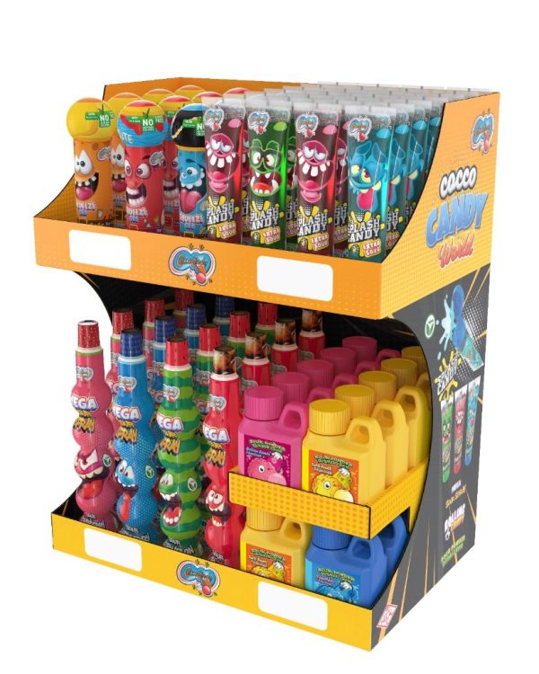 Cocco Candy Mix Shipper Table Top Stand