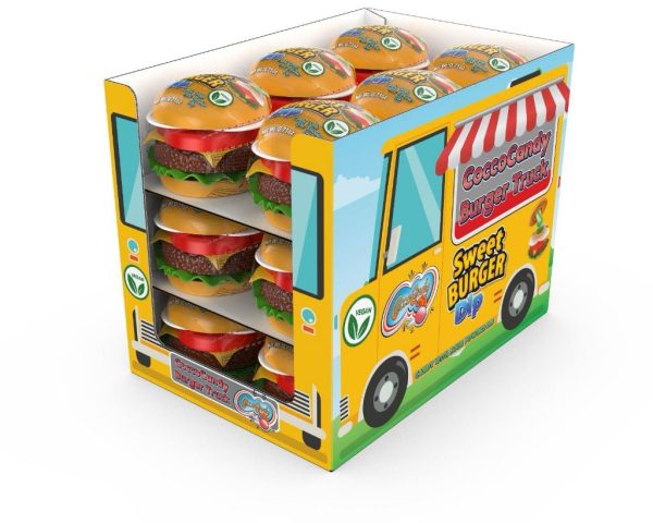 Cocco Candy Sweet Burger Candy Toy With Sour Power