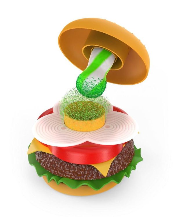 Cocco Candy Sweet Burger Candy Toy With Sour Power - Afbeelding 2