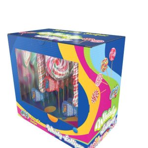 Cocco Candy Whirly Lollipop in Window Display 30g