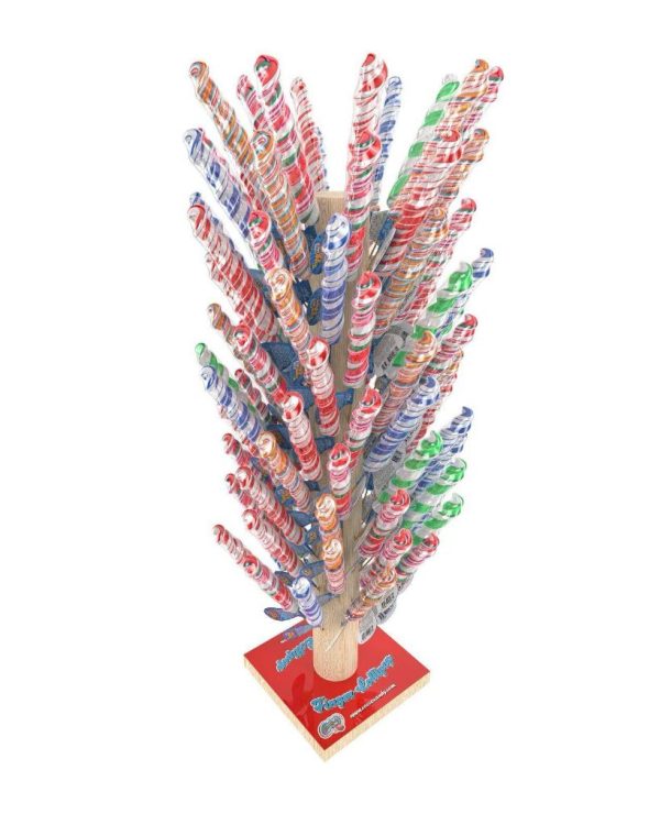 Cocco Candy 30Gr Finger Whirly Lollipop With Wood