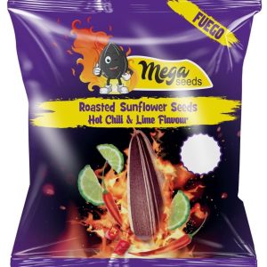 Mega Sunflower Seeds Chili Line 120g x 42 Stuk