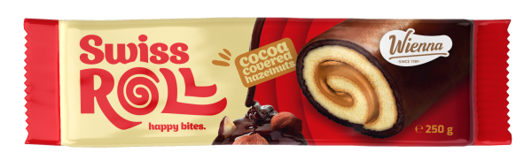 Wienna Swiss Roll Cocoa coveread hazelnut 250g