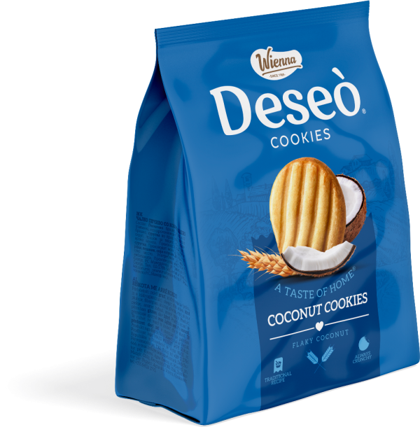 Wienna Deseo Cookies Coconut 250g