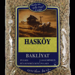 Haskoy Yesil Mercimek 1KG x 12