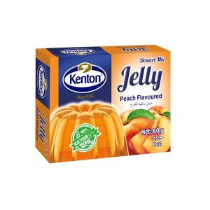 Kenton Vegetal Jelly Peach Flavoured 80G x 24