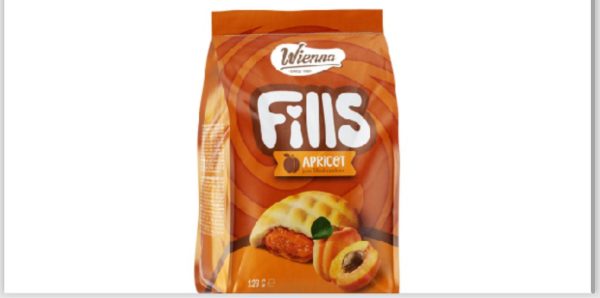 Wienna Fills cookies 123g apricot