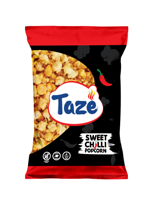 TAZE POPCORN SWEET CHILI 100GR X 24