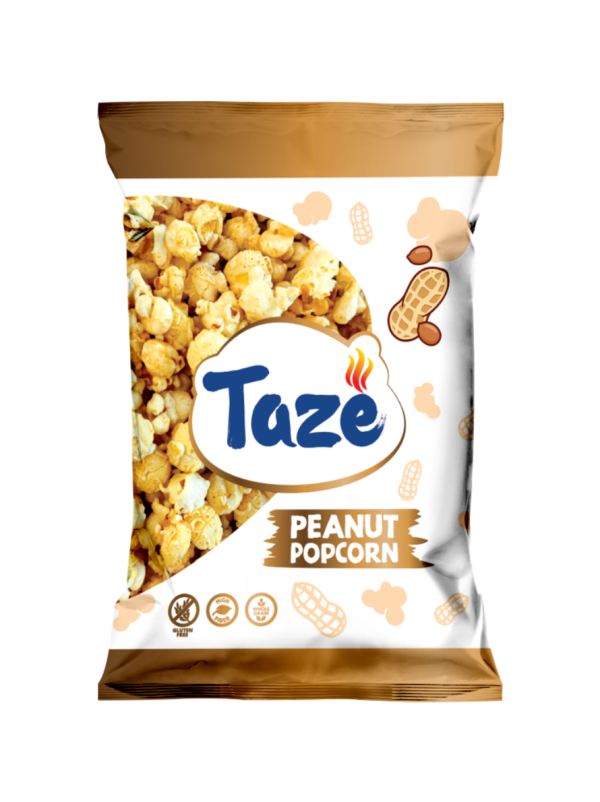 TAZE POPCORN PEANUT 100GR X 24